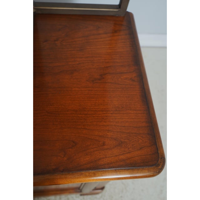 Drexel Heritage Country French Cherry & Burl Wood Buffet Server For Sale - Image 14 of 18