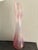 Glass 1960s l.e. Smith Pink Iridescent Carnival Glass Swung Vase, "Diamond Butt" Pattern. Approx 17.5” Tall For Sale - Image 7 of 12