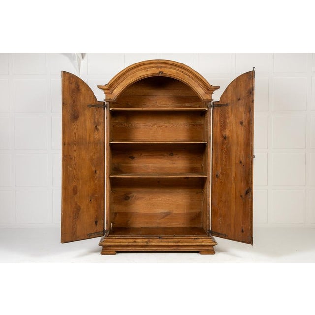 Large Italian Pine Armoire, 18th Century For Sale - Image 5 of 11