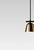 Golden Lighto T Pe Glossy Suspension Lamp by Jaime Hayon for Parachilna For Sale - Image 3 of 11