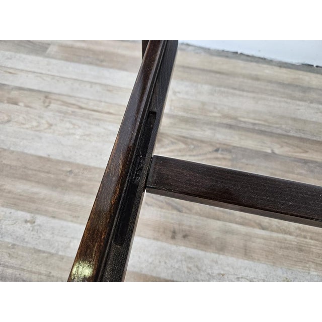 Coffee Table in Bent Beech with Wheels and Two Shelves from Thonet, 1930 For Sale - Image 15 of 18