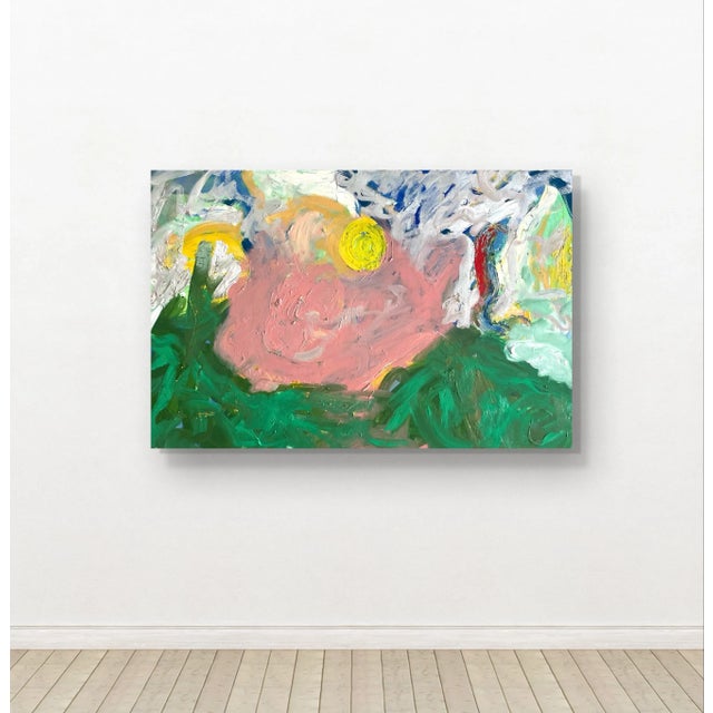 Oil painting on canvas. Titled Valley of Dreams 36” x 24” Signed. New York based artist, Matthew Izzo (b. 1971) currently...