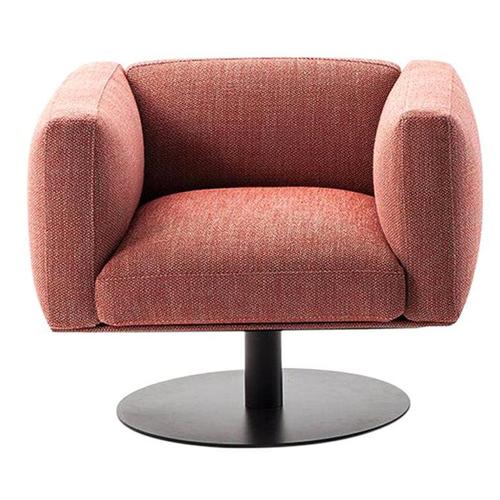 8 Cube Armchair with Swivel Base by Piero Lissoni for Cassina For Sale - Image 6 of 6