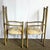 1990s Postmodern Sculpted Tan Over Black Crackle Finished Dining Chairs - Set of 6 For Sale - Image 5 of 12