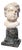 17th Century White Marble Putto Head on a Column For Sale