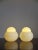 Couple bedside lamp model ''Daruma'' two blown glass components, designed by Sergio Asti for Candle, 60 years. On display...