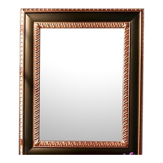 Modern Framed Mirror Rose Gold Vanzzini Arts+Decor For Sale