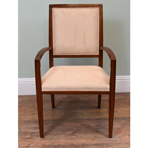 2000 - 2009 Art Deco Armchair in Fabric For Sale - Image 5 of 5