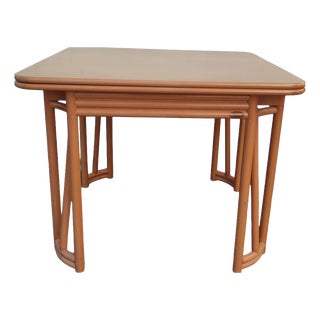 Vintage Bamboo Table by Roberti Rattan, 1960s For Sale