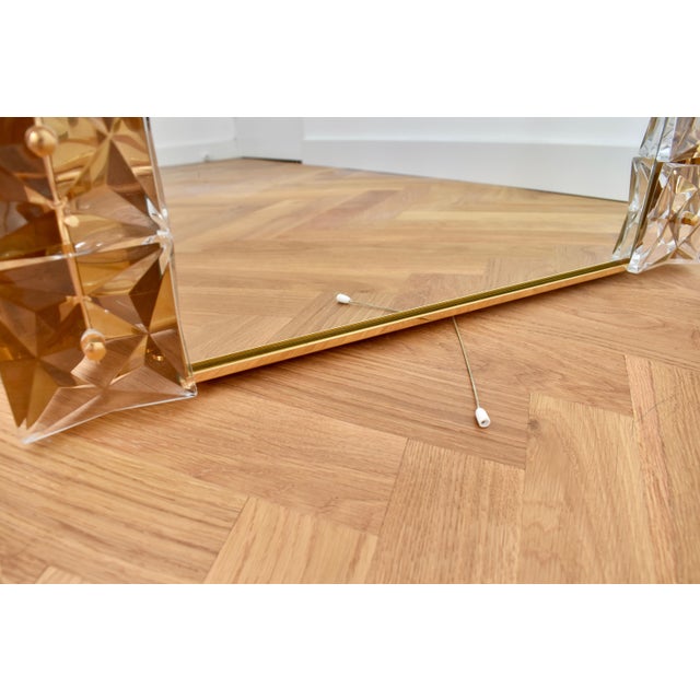 Large Illuminated Crystal Mirror by Kinkeldey, 1970s For Sale - Image 16 of 17