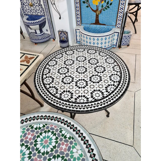 this amazing traditional Moroccan table was handcrafted by A professional worker, it represents the cultural diversity of...
