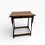 A charming vintage oak side table featuring classic barley twist legs and a well-proportioned rectangular top. Richly...