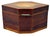 Georgian Hexagonal Shaped Mahogany Tea Caddy, 1790 For Sale - Image 9 of 11