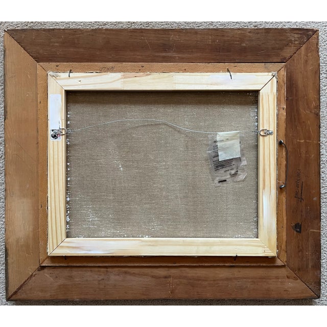 Abstract Original Oil on Canvas Framed Landscape-Signed-Baranet For Sale - Image 3 of 5