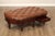 Traditional CTH Sherrill Occasional English Regency Style Tufted Leather Ottoman For Sale - Image 3 of 12