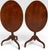 Pair of Vintage Queen Anne Style Oval Tilt Top Accent Tables This exceptional pair of vintage Queen Anne-style accent...