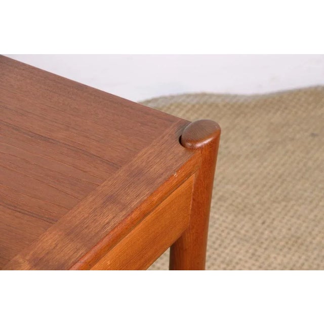 Wood Danish Square Teak Coffee Table with Reversible Top, 1960s For Sale - Image 7 of 10