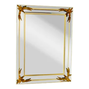 Mid-Century La Barge Attributed Gilt Decorated Mirror