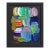 Test Color - Framed Color Drenched Impasto Textural Thick Paint Abstract Painting by Shiri Phillips For Sale
