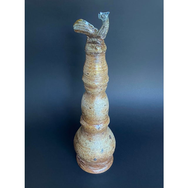 French brutalist stoneware roof finial sculpture by Benoist Favre, dating from the 1960s. This remarkable handcrafted...