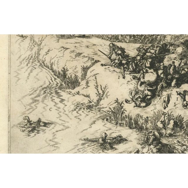 First Sparks of the Eighty Years War in Oosterweel, 1632, Paper For Sale - Image 4 of 9