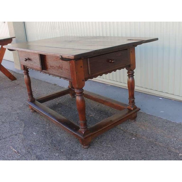 18th Century 18th Century Pennsylvania Walnut Tavern Table For Sale - Image 5 of 9