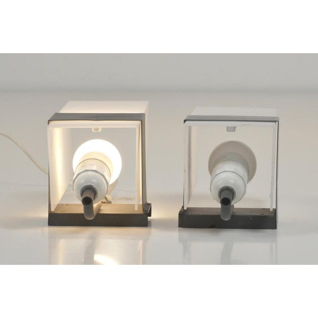 Acrylic Glass Reflector Factory Wall Lights, Germany, 1965, Set of 2 For Sale - Image 5 of 7