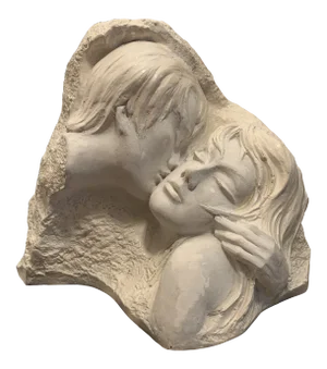 1980s David Fisher "Kissing Couple" by Austin Production