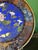 Fine Japanese Cloisonne Enamel Plate With Butterflies Morning Glories Goto For Sale - Image 11 of 12