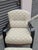 Adam Tihani/Alberto del lago Postmodern Burl Wood Lounge Chair and Ottoman Attributed to Adam Tihany for Pace Collection, C. 1990, Italian For Sale - Image 4 of 12