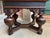 Antique English Book Press Table Renaissance Carved Oak Ebonized Cabinet C1880 For Sale - Image 16 of 18