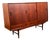 Mid Century Danish Modern Credenza Highboard Bar Sideboard Denmark Teak Drawers For Sale