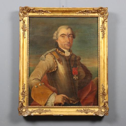 Portrait of a Nobleman, 1700s, Oil on Canvas For Sale - Image 13 of 13