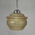 1930s Art Deco Pendant Lamp with Etched Glass Shade and Geometric Motifs, 1930s For Sale - Image 5 of 16