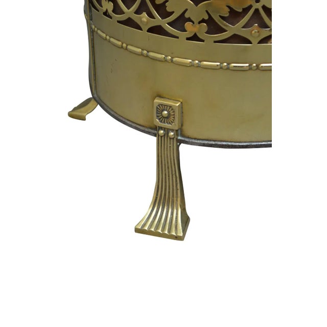 Antique Edwardian Brass Coal Bucket, 1900s For Sale - Image 4 of 8