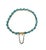 Tennis Bracelet With Pear-Shaped Blue Topaz Gemstones, 14k Gold For Sale In Tampa - Image 6 of 6