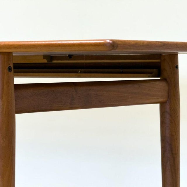 Mid-Century Modern Danish Teak Extending Dining Table by Johannes Andersen For Sale - Image 11 of 14