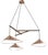 Emily Group of Three Pendant Light in Copper Semi-Matte by Daniel Becker for Moss Objects For Sale