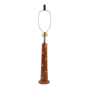 Jane and Gordon Martz Walnut and Tile Table Lamp