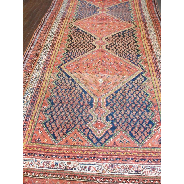 Red Antique Bakhtiar Persian Rug For Sale - Image 8 of 9