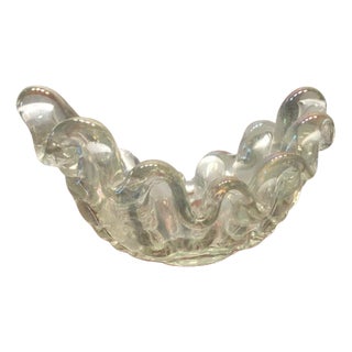 A Grosse Costolature Bowl by Ercole Barovier for Barovier & Toso, 1942 For Sale