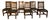 Set of 6 Stickley Mission Oak Cottage Dining Chairs Leather Seats For Sale