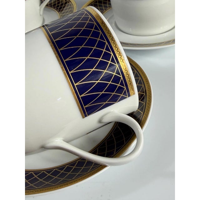 1980s Porcelain Tea Service by Schirnding Bavaria for Seven, Germany, 1980s, Set of 17 For Sale - Image 5 of 18