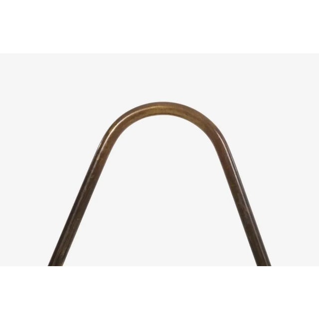 Carl Auböck Brass and Leather Magazine Rack For Sale - Image 9 of 11