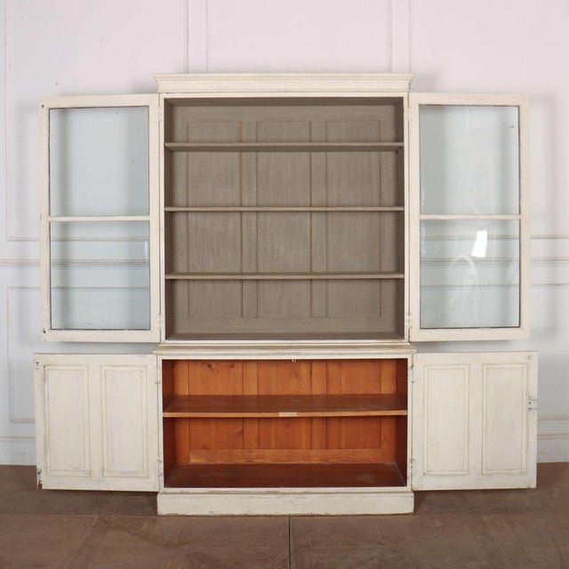 Wood Painted Bookcase, 19th Century For Sale - Image 7 of 10