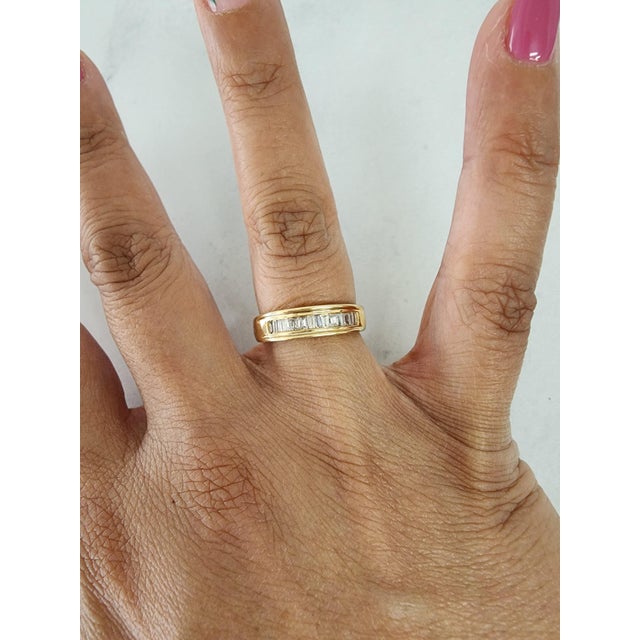 ♥ Ring Summary ♥ Main Stone: Diamond Approx. Carat Weight: .36cttw Band Material: 14k Yellow Gold Stone Cut: Baguette...