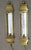 Mid 20th Century Mid 20th Century French Bronze and Gilt Mirror Pagoda Form Half Lentern Wall Sconces - a Pair For Sale - Image 5 of 12