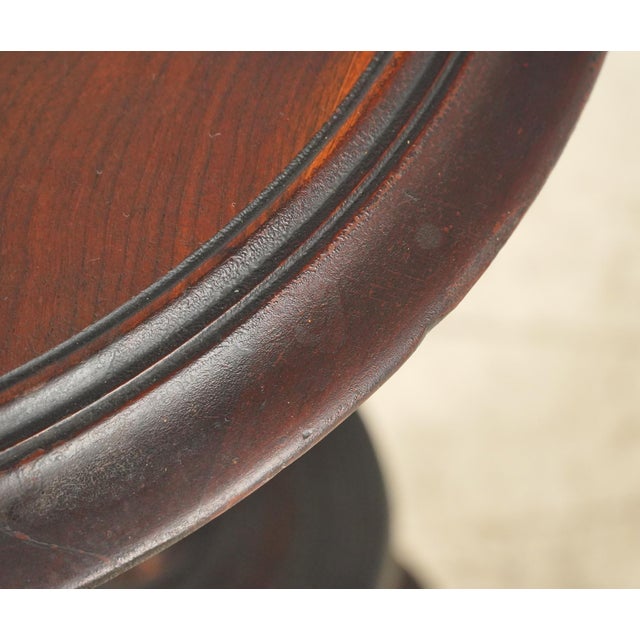 Mid 20th Century Victorian Style Tiered Wood Plant Stand For Sale - Image 4 of 11