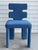 Blue Set of 8 Mya Dining Chairs in Blue For Sale - Image 8 of 11
