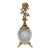 Vintage Victorian Gold Ormolu Crystal Vanity Perfume Bottle For Sale